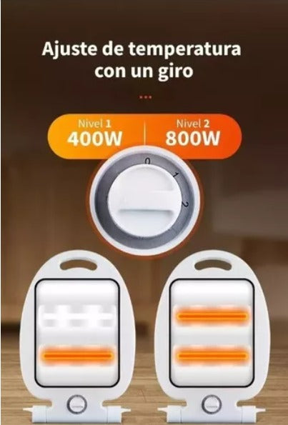 Calefactor Estufa Halogeno 400/800w